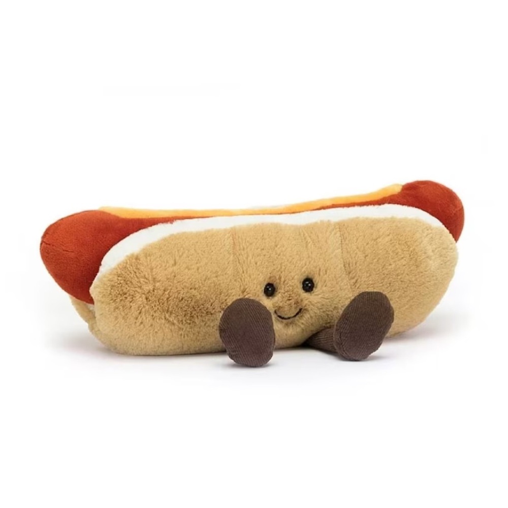 NWT hotdog jellycat rare!!